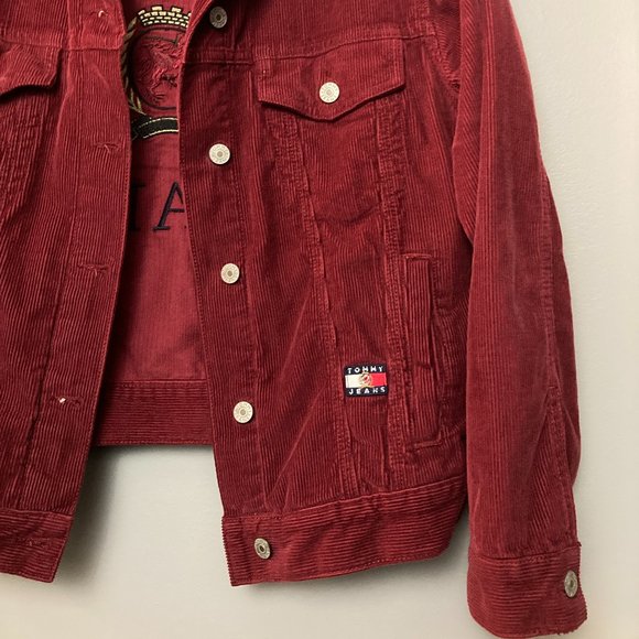 Tommy Jeans Corduroy Jacket Size Medium - Picture 11 of 11